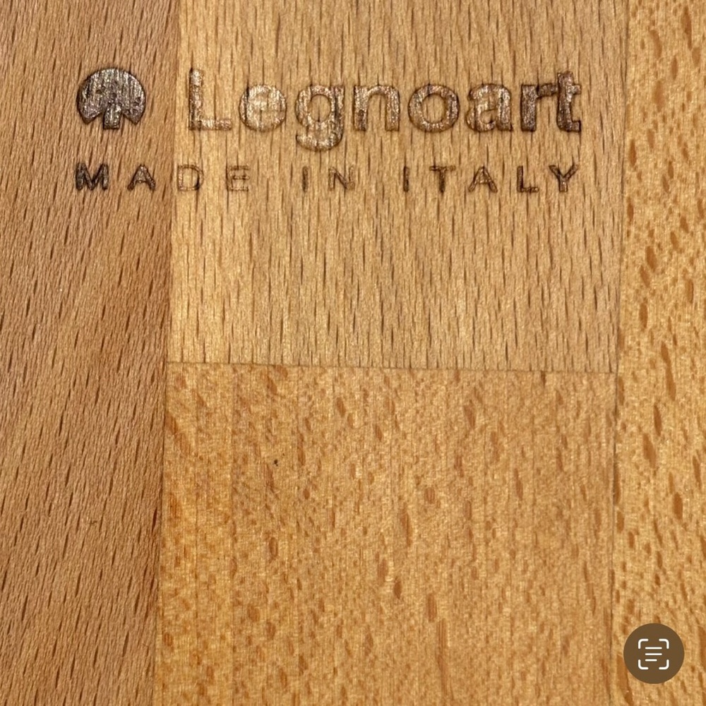 Legnoart Italy Alpine Wood Chopping Board Block 11 X 14.5 X 1”  Like New